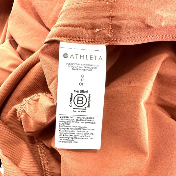 Athleta Women’s Passenger Wide Leg Jumpsuit with Ppckets- Rust Orange - Picture 7 of 11